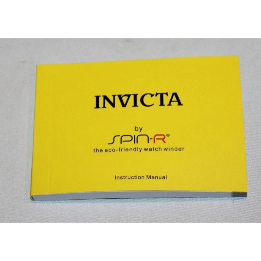 Invicta by Spin-R red single watch winder #10384 with box & accessories Works